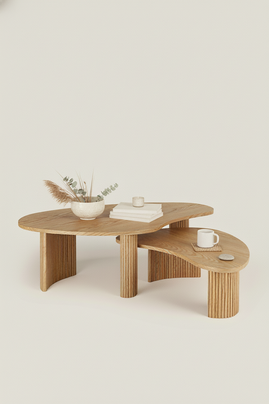 ALAIN NATURAL OAK COFFEE TABLE