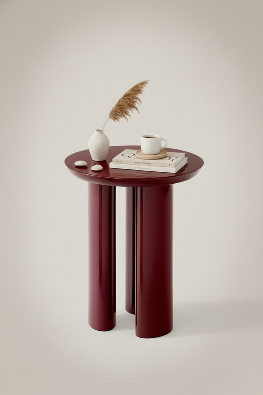 JA3 RED SIDE TABLE