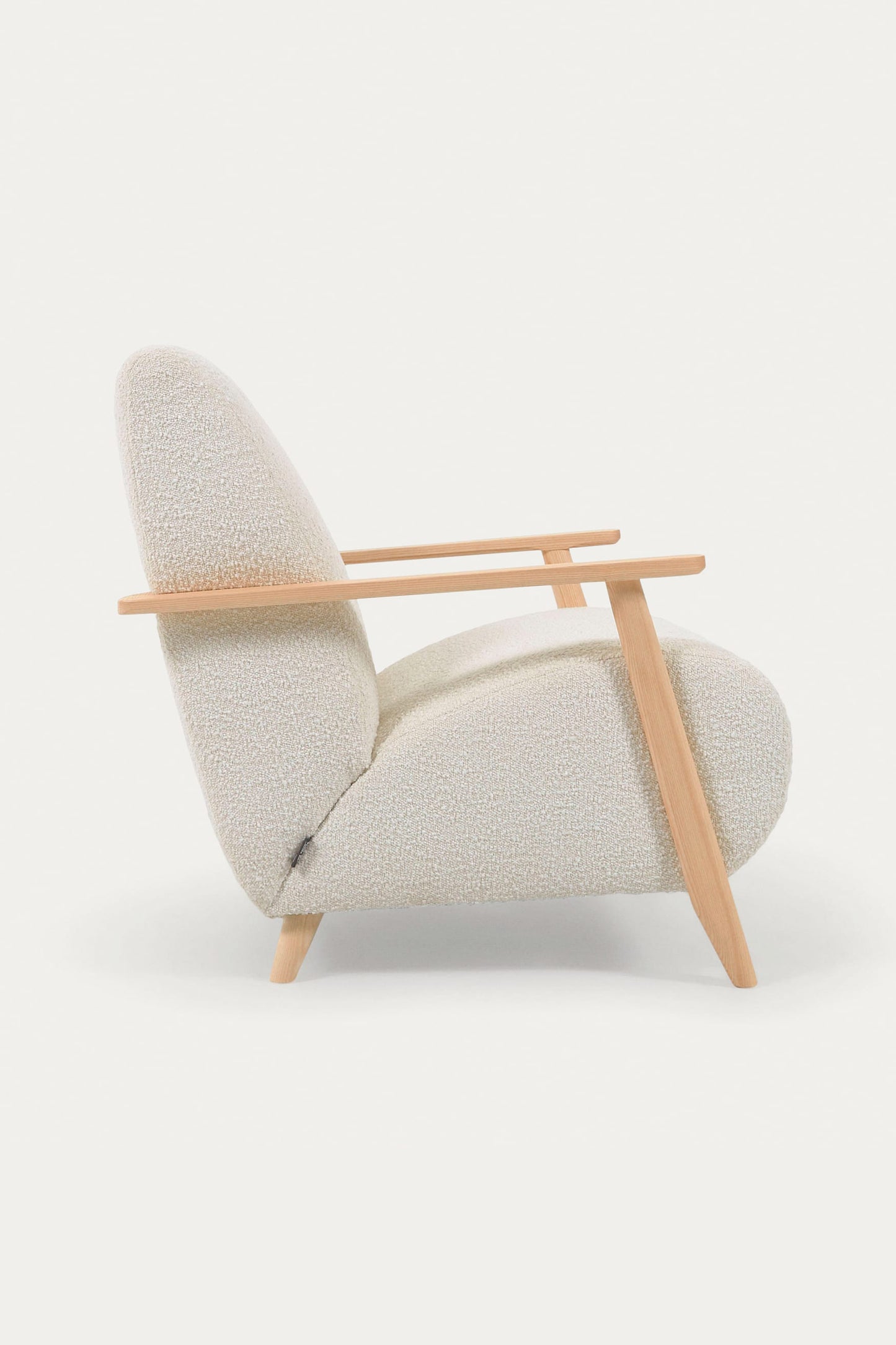 ALICICA ARMCHAIR IN WHITE FLEECE