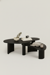 ALAIN NATURAL OAK COFFEE TABLE IN BLACK