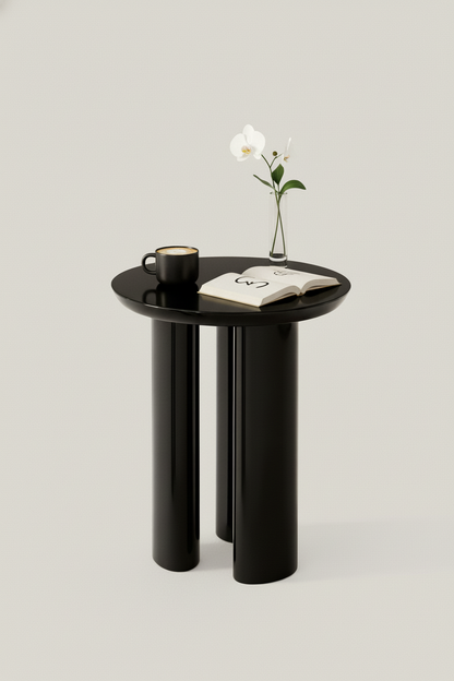 JA3 BLACK SIDE TABLE