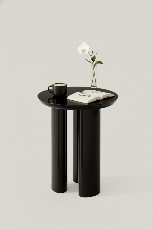 JA3 BLACK SIDE TABLE