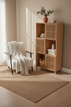 KIRA SHELF UNIT IN SOLID OAK WOOD AND OAK VENEER