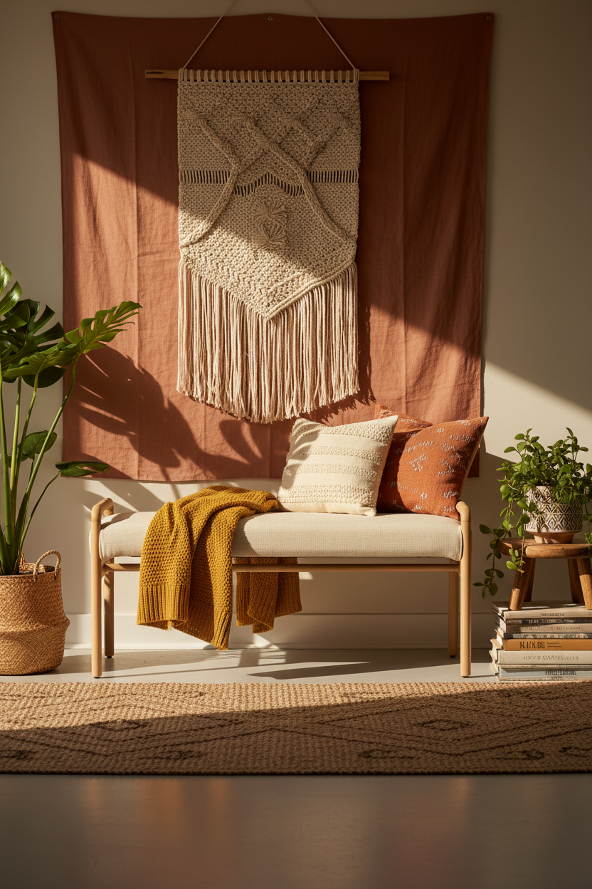 SKYLAR LIGHT BEIGE BENCH