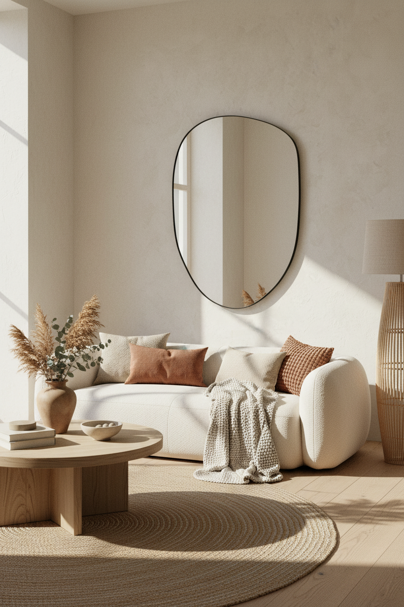 IRREGULAR WALL MIRROR
