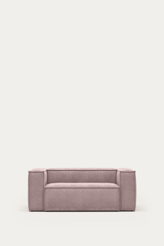 LILY 2 SEATER SOFA IN PINK