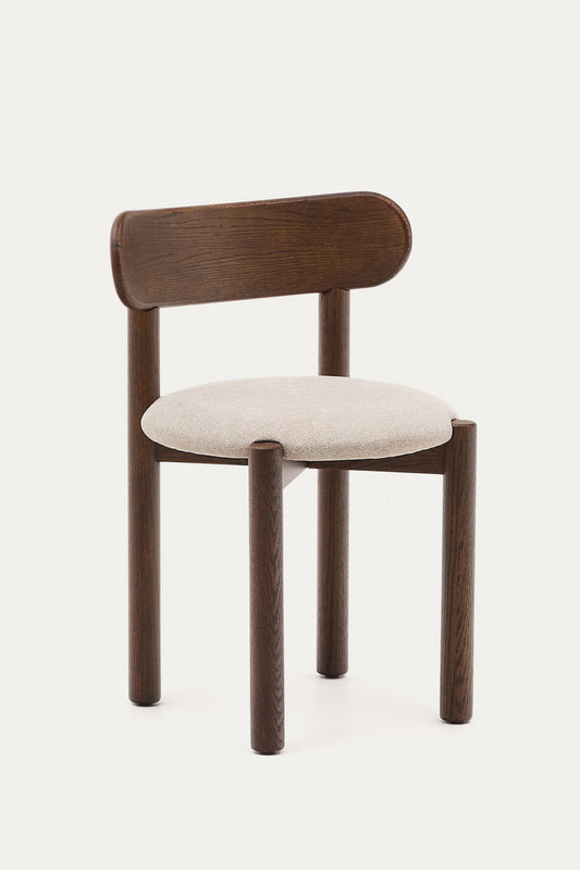 HAZEL BROWN OAK CHAIR