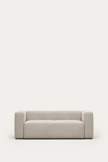 LILY 3 SEATER SOFA IN BEIGE