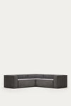 LILY 4 SEATER CORNER SOFA IN GREY