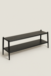BROOKE BLACK OAK WOOD BENCH