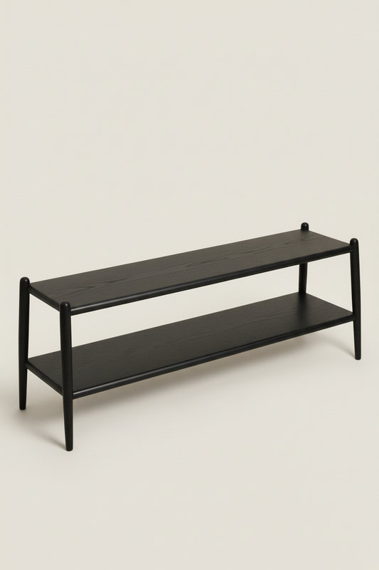 BROOKE BLACK OAK WOOD BENCH
