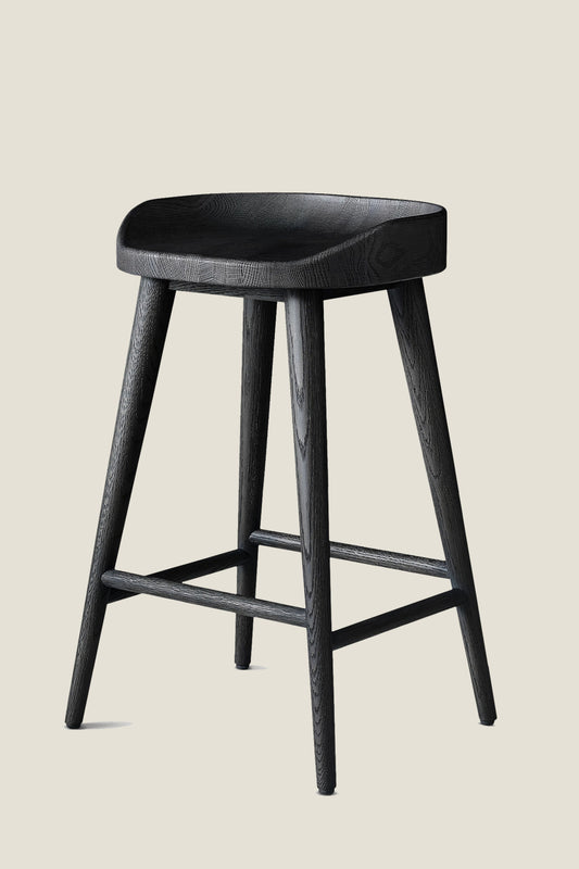 ODESSA OAK WOOD BAR STOOL