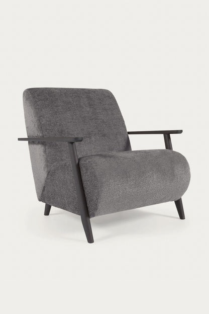 ALICICA ARMCHAIR IN GREY CHENILLE