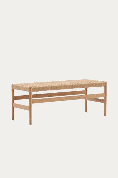 BELLA OAK WOOD NATURAL FINISH BENCH