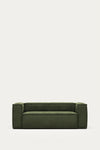 LILY 3 SEATER SOFA IN GREEN