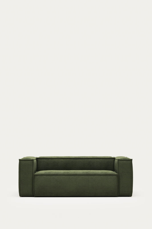 LILY 3 SEATER SOFA IN GREEN