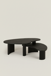 ALAIN NATURAL OAK COFFEE TABLE IN BLACK