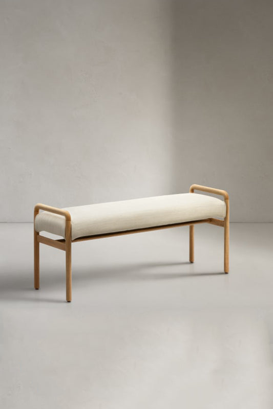 SKYLAR LIGHT BEIGE BENCH