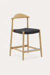 ELLA BEIGE ACACIA WOOD STOOL