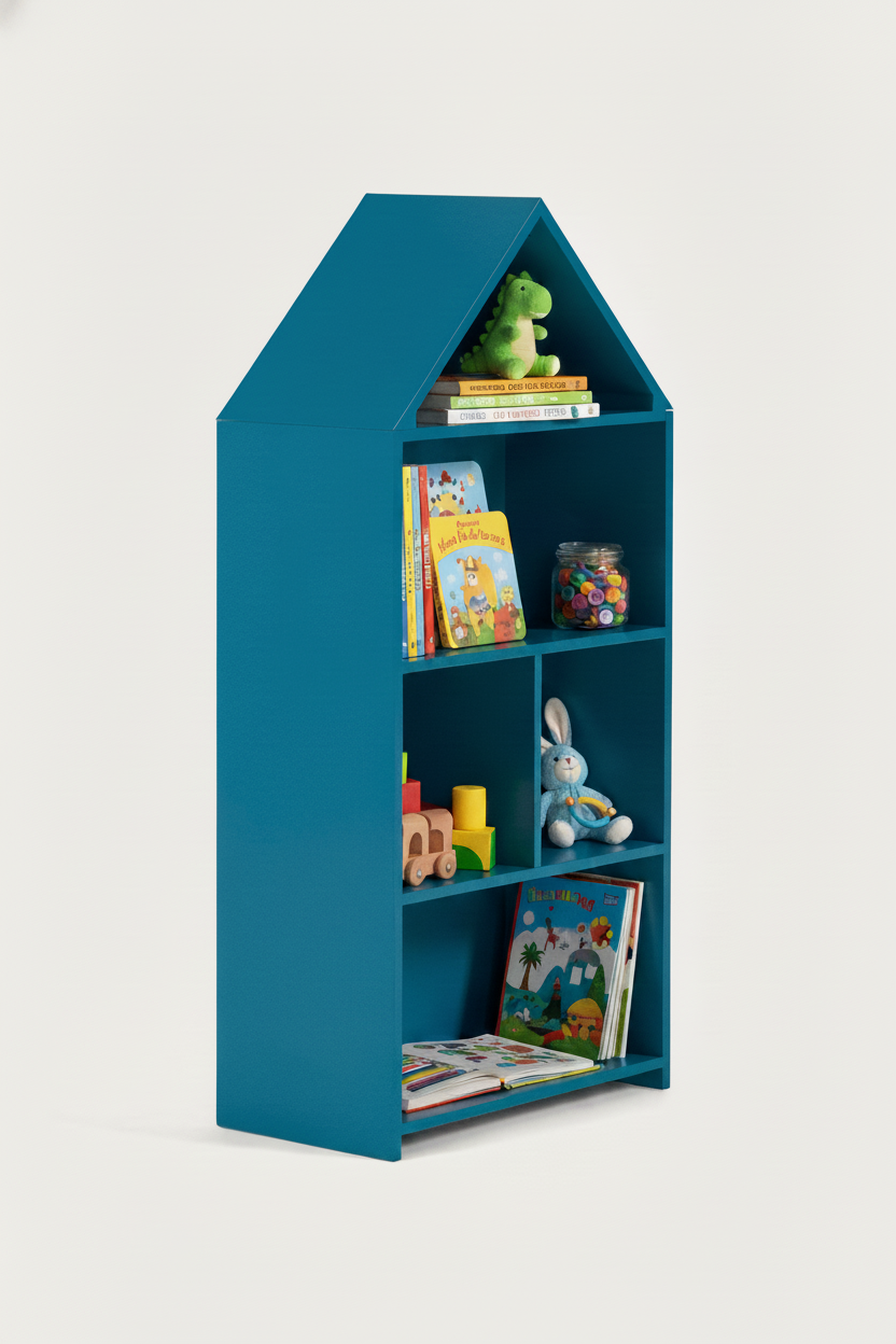 CLARA LITTLE HOUSE BLUE SHELF