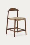 ELLA DARK BROWN ACACIA WOOD STOOL