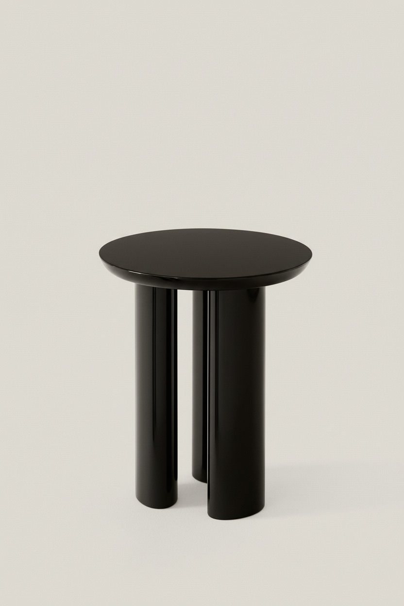 JA3 BLACK SIDE TABLE