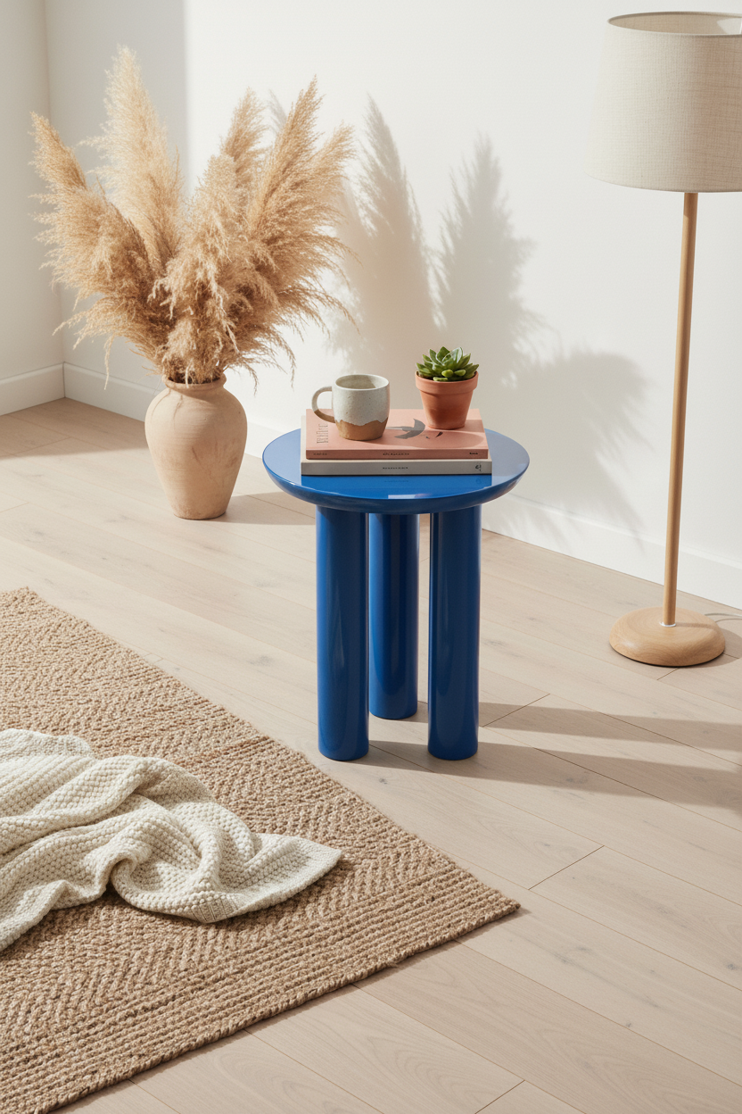 JA3 BLUE SIDE TABLE