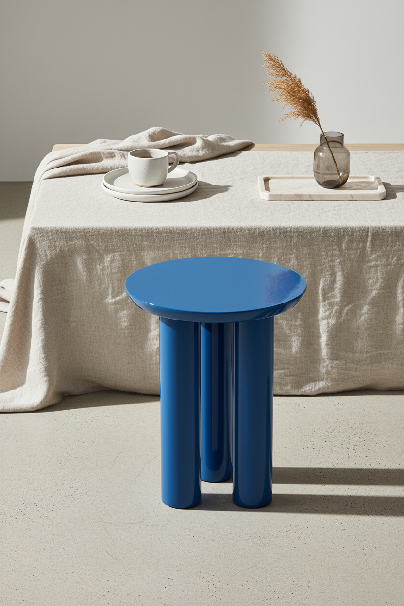 JA3 BLUE SIDE TABLE