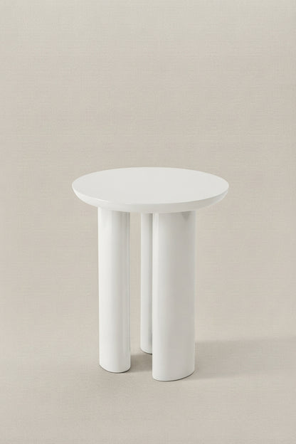 JA3 WHITE SIDE TABLE