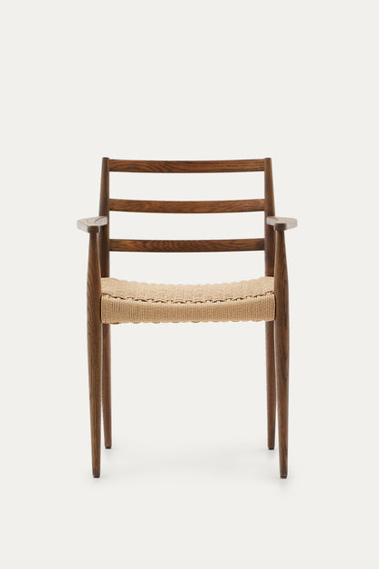 LUNA LIGHT BROWN ARMCHAIR