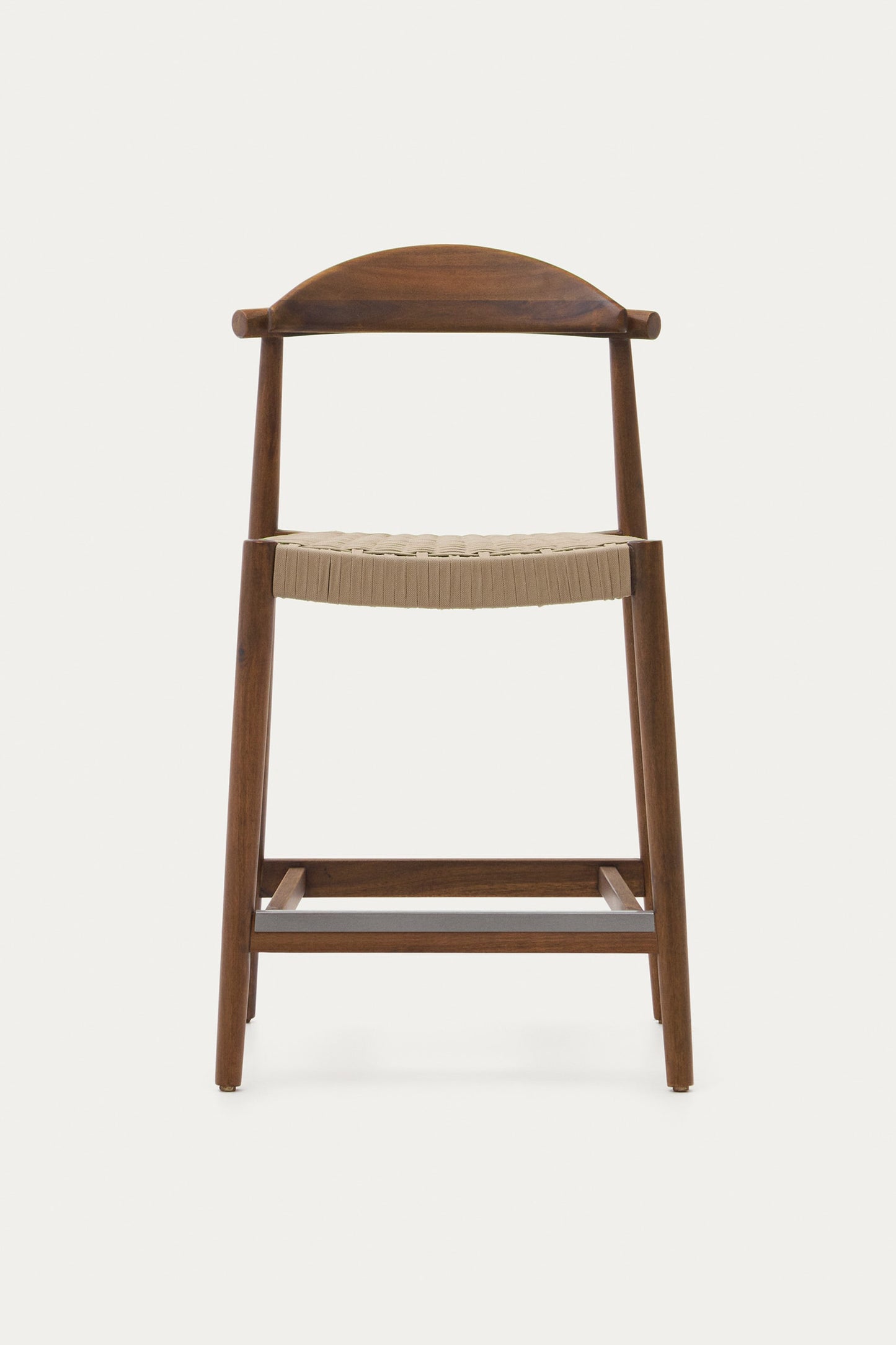 ELLA DARK BROWN ACACIA WOOD STOOL