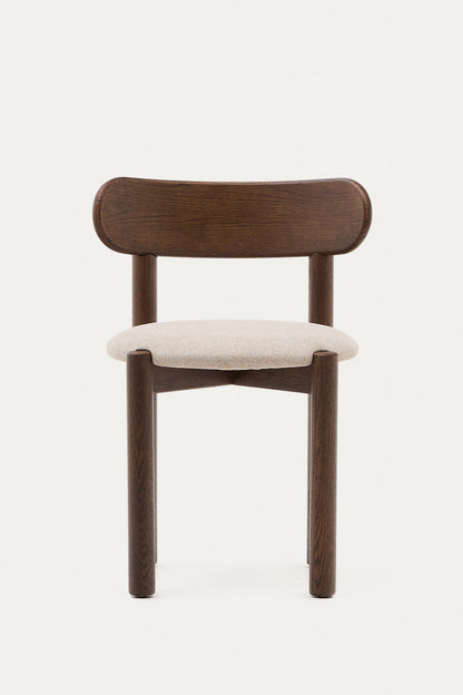 HAZEL BROWN OAK CHAIR