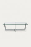 WINNIE TRANSPARENT GLASS COFFEE TABLE