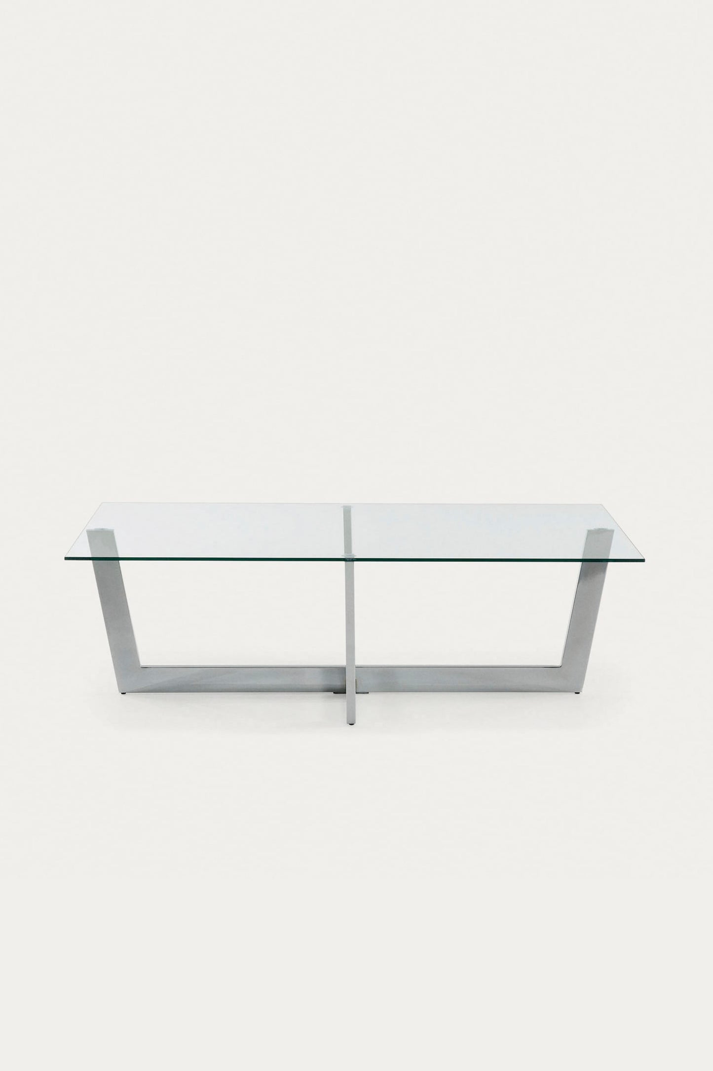 WINNIE TRANSPARENT GLASS COFFEE TABLE