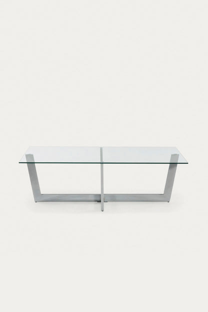 WINNIE TRANSPARENT GLASS COFFEE TABLE
