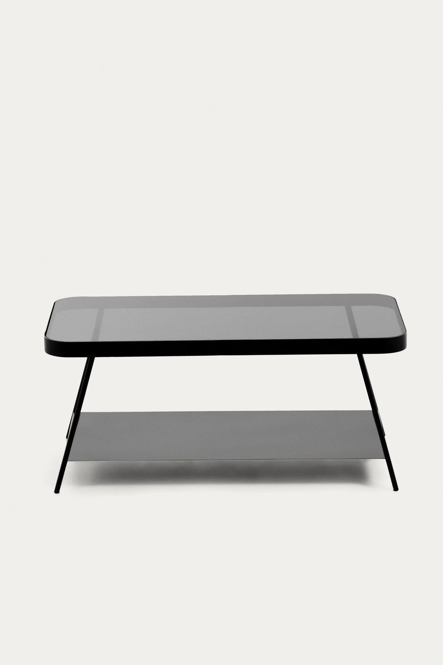 INDI BLACK GLASS COFFEE TABLE