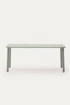 GAIA OUTDOOR TABLE IN TURQUOISE GALVANISED STEEL