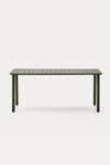 GAIA OUTDOOR TABLE IN GREEN GALVANISED STEEL