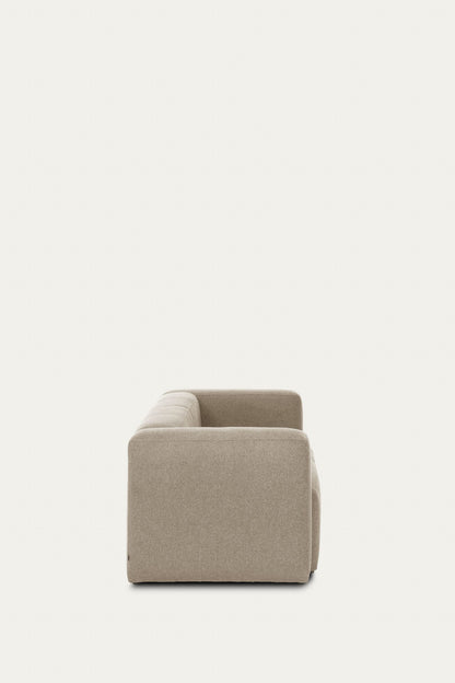 LILY 3 SEATER SOFA IN BEIGE