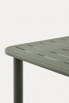 GAIA OUTDOOR TABLE IN GREEN GALVANISED STEEL