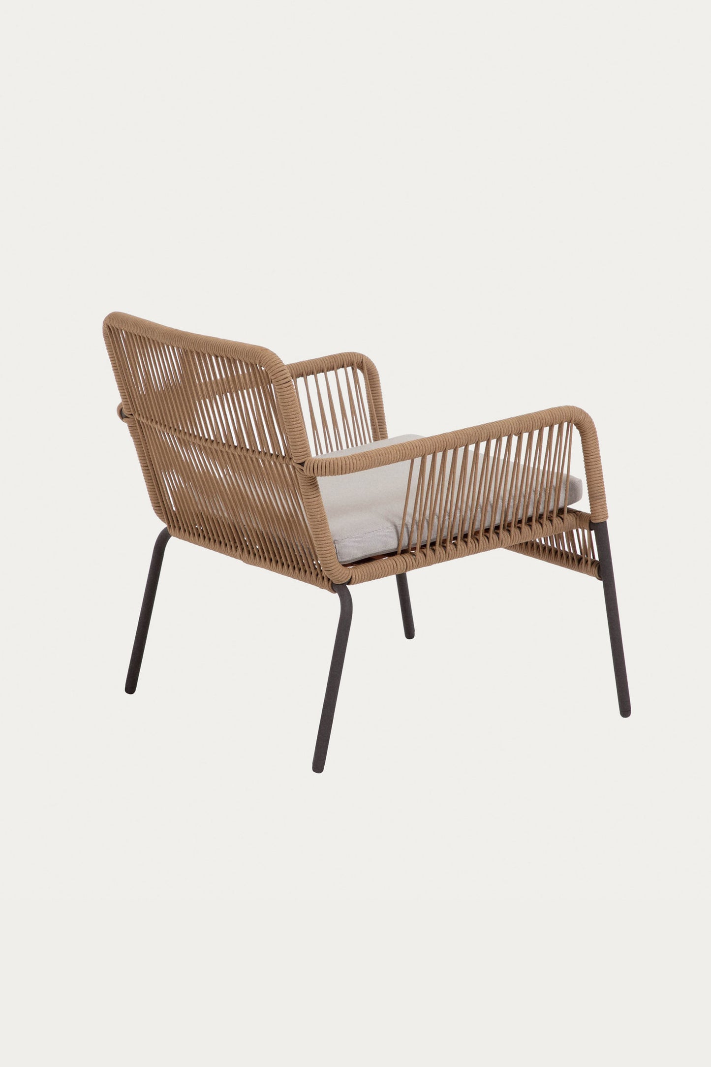 HANNAH STACKABLE ARMCHAIR IN BEIGE CORD