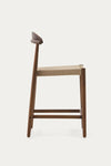 ELLA DARK BROWN ACACIA WOOD STOOL