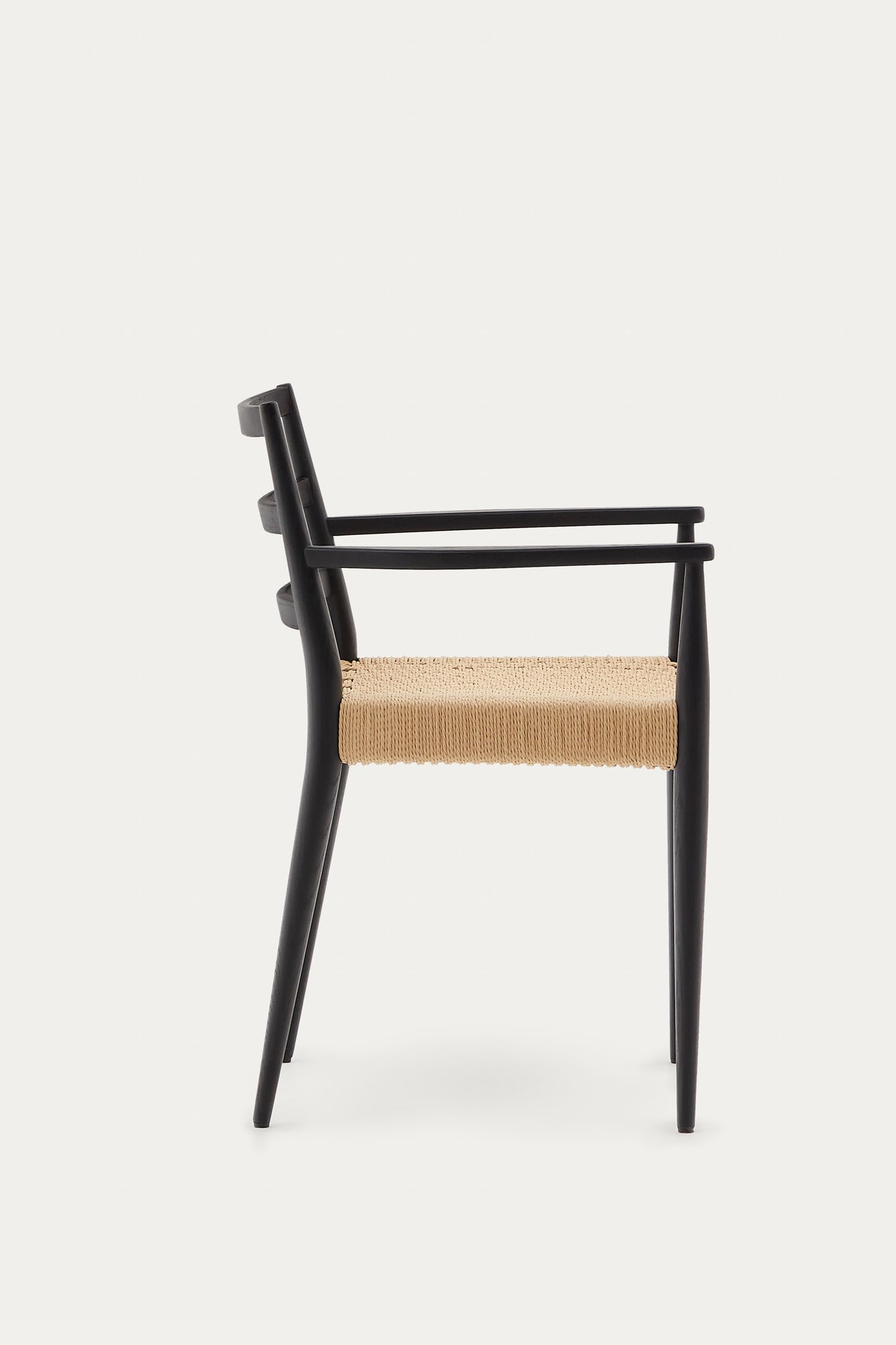 LUNA BLACK ARMCHAIR