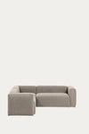 LILY 4 SEATER CORNER SOFA IN BEIGE