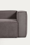 LILY 4 SEATER CORNER SOFA IN GREY