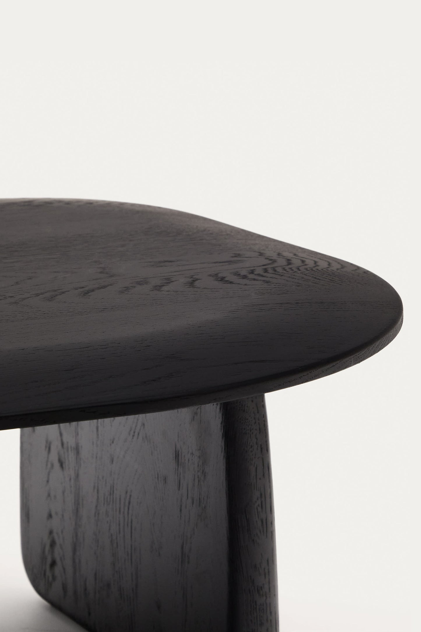 SAGE NATURAL OAK SIDE TABLE IN BLACK