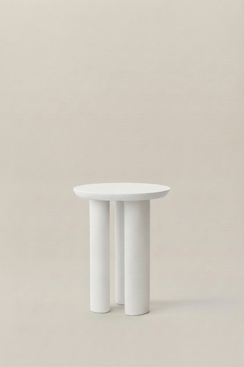 JA3 WHITE SIDE TABLE