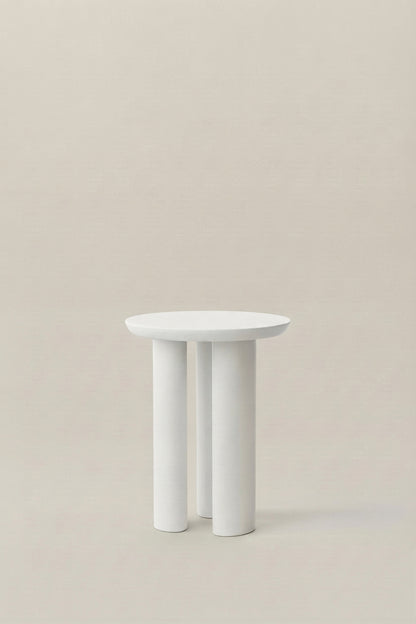 JA3 WHITE SIDE TABLE