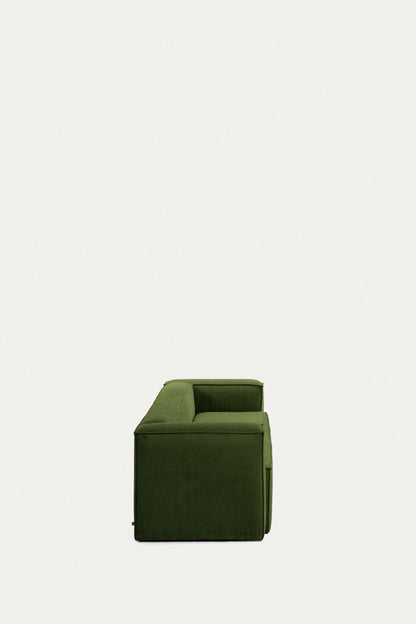 LILY 3 SEATER SOFA IN GREEN
