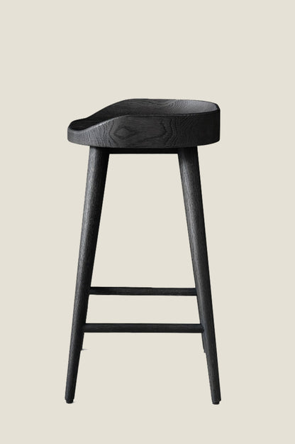 ODESSA OAK WOOD BAR STOOL